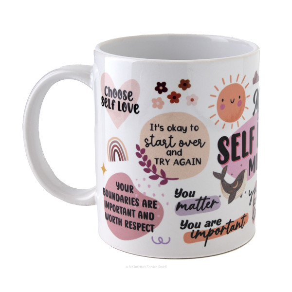 Motivationstasse My Self Love Mug - Tasse mit positiven Affirmationen