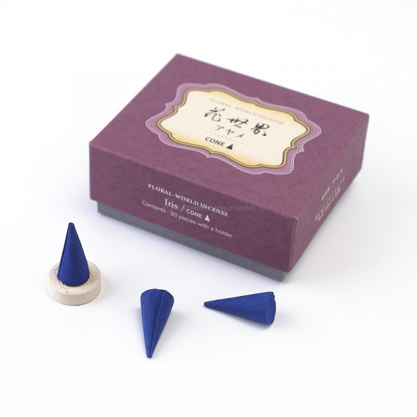 Shoyeido Räucherkegel Floral World Iris - Shoyeido Floral World incense cones Iris