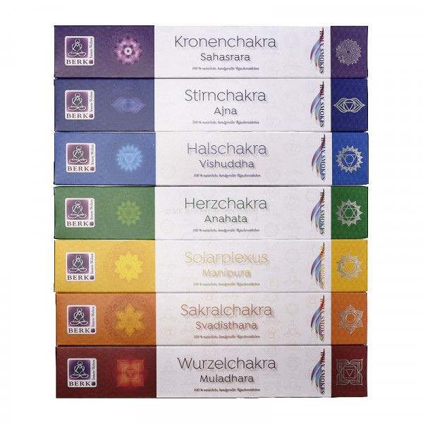 Holy Smokes Räucherstäbchen Chakra Line Paket